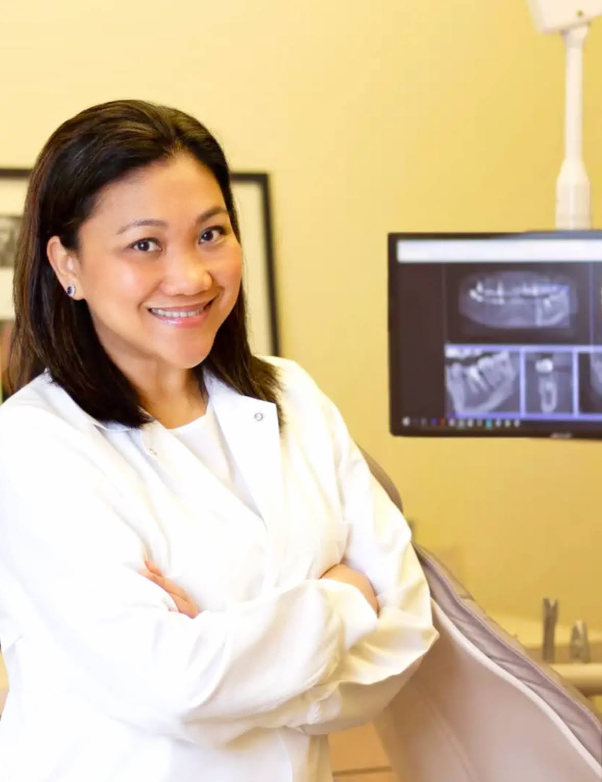 Dr. Chona Lardizabal smiling at We Care Dental