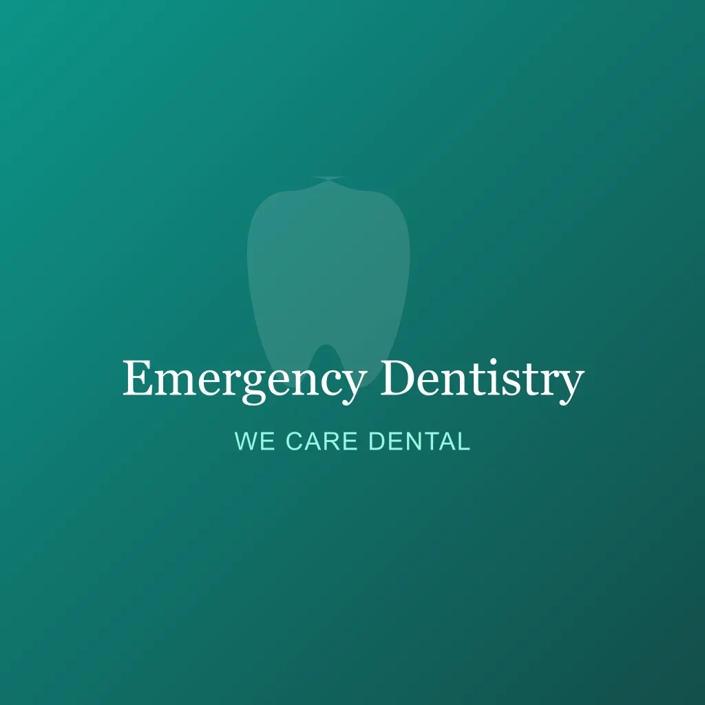 Emergency Dentistry service by We Care Dental